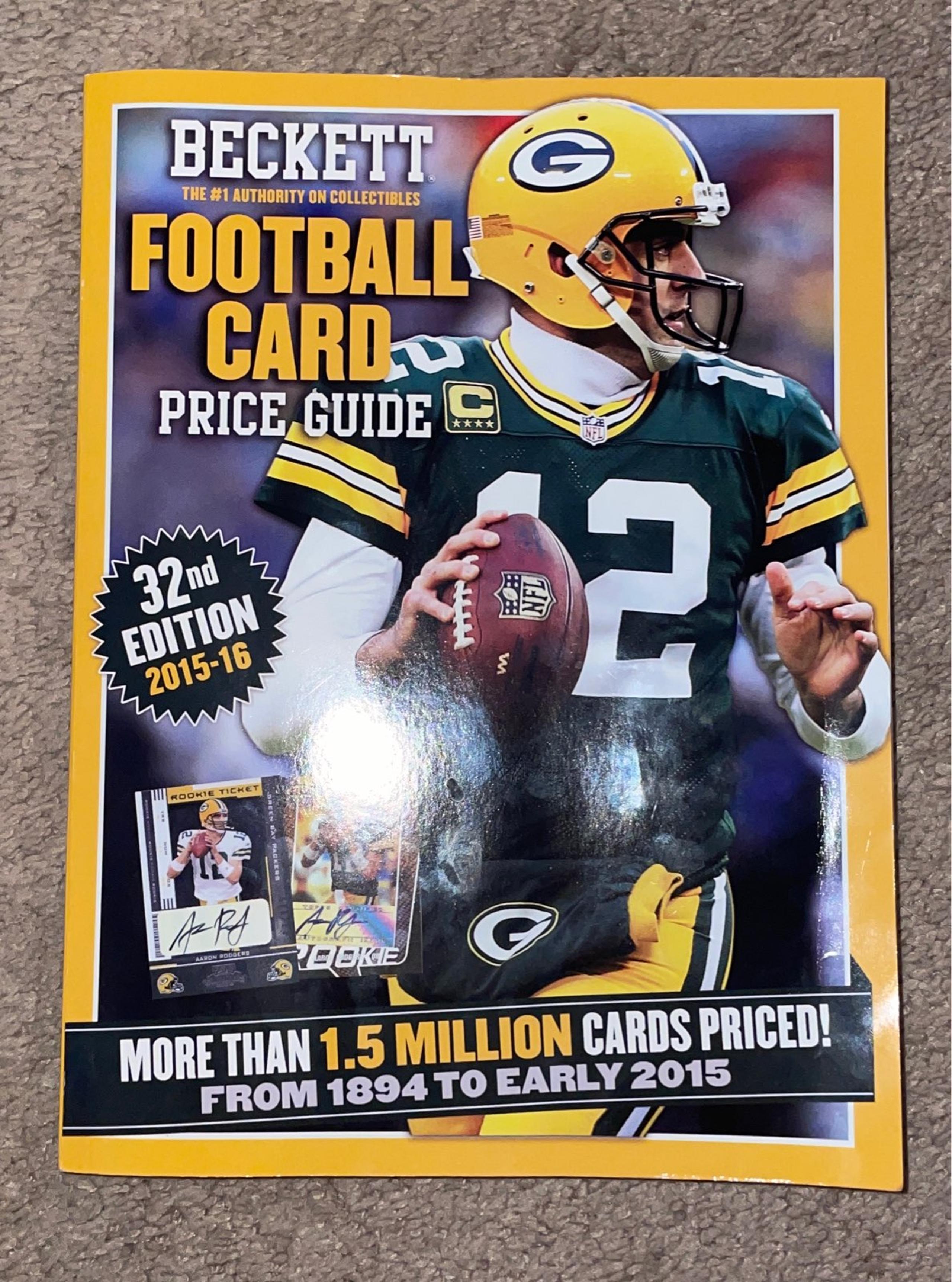 Beckett football card price guide