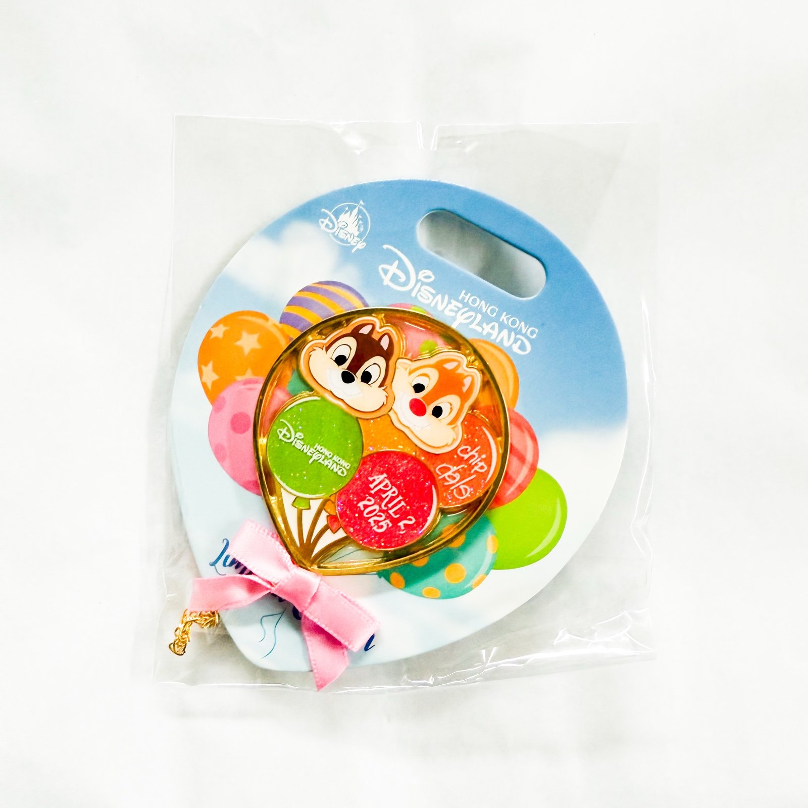 Disney HKDL Happy Birthday Chip and Dale April 2 2025 Pin