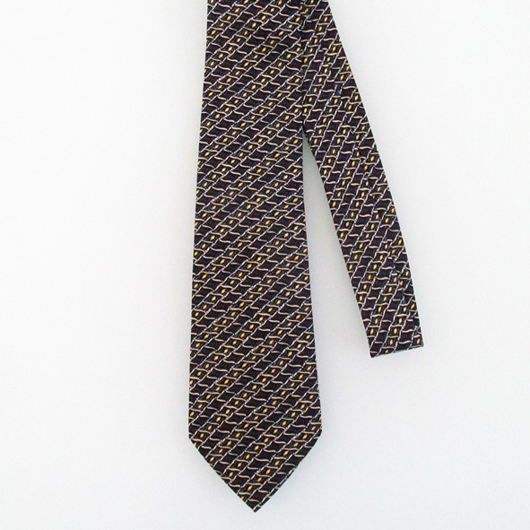 Hermes Vintage Men's Silk Tie