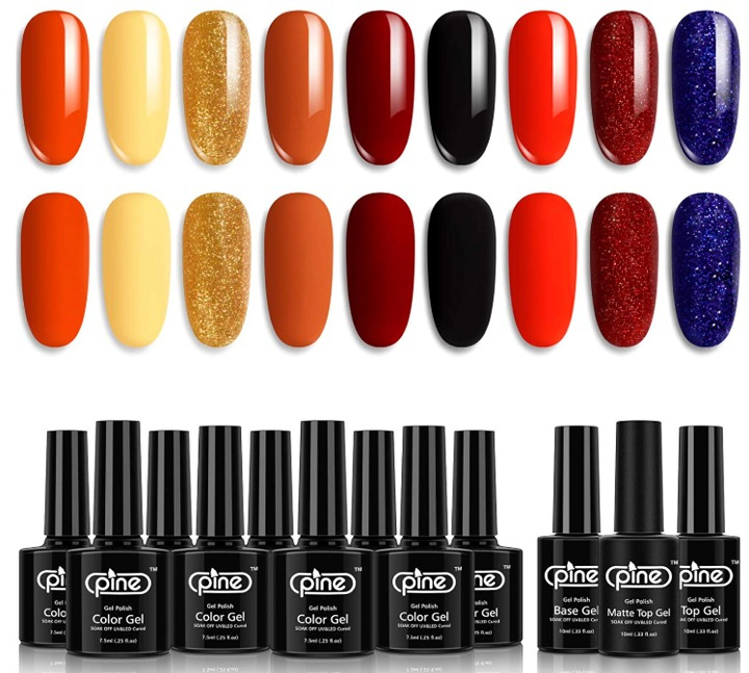 Gel Nail Polish set with UV LED Lamp