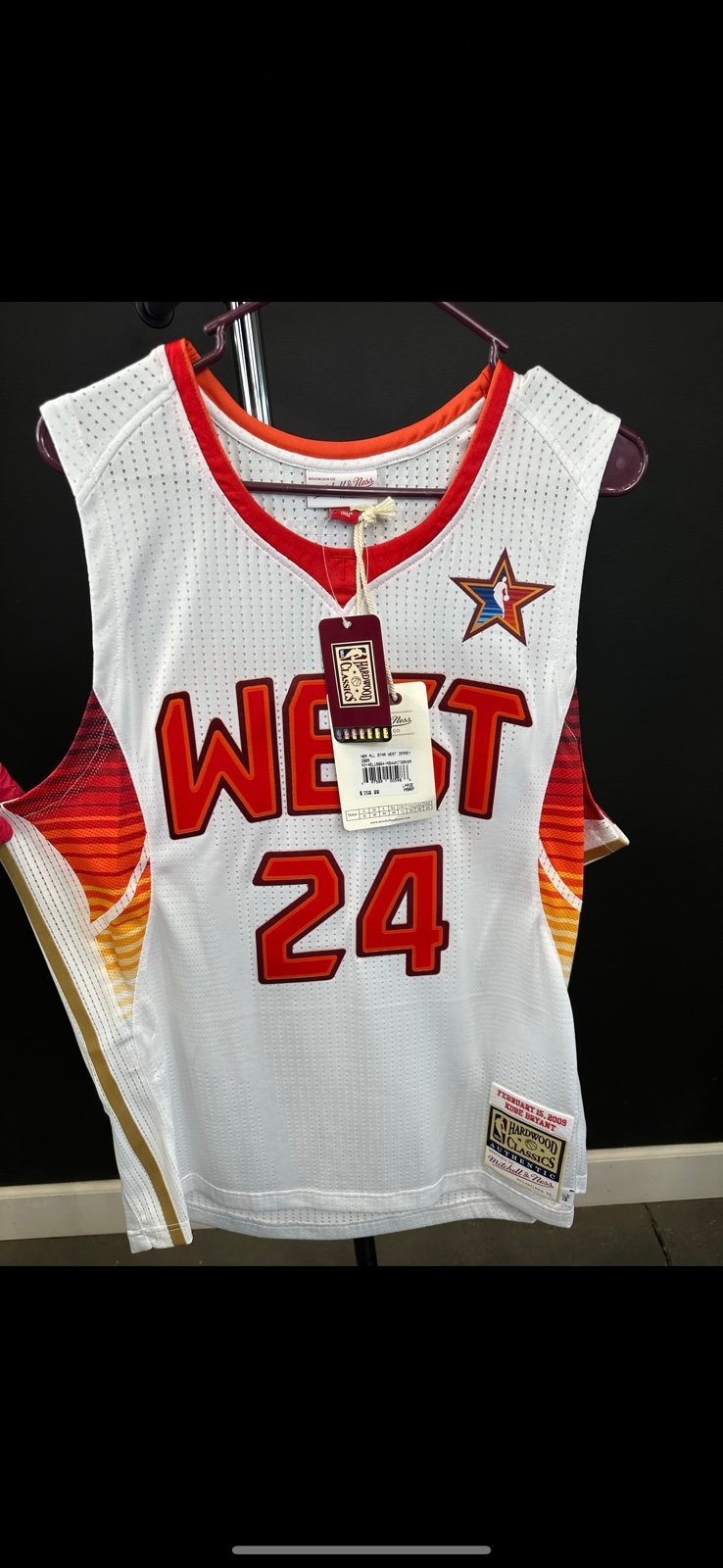 New Authentic Kobe Bryant ALL STAR WEST 09 jersey !