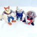 Manly Toy Quest 2001 Set of 3 Mini Stretch Screamers Manley Action Figures