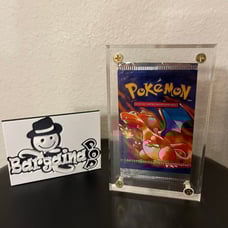 Base Set 1st Edition Charizard Art Pokemon Pack Empty