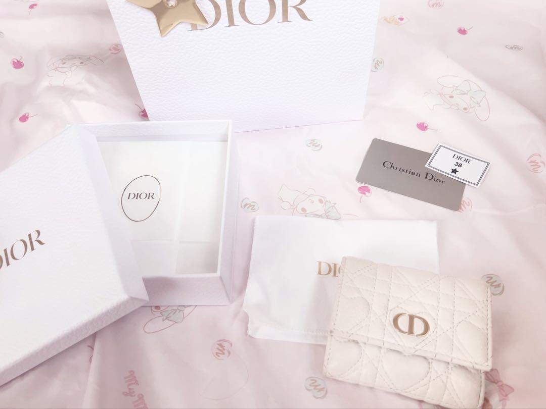 ☆Dior☆DIOR CARO HIBISCUS ウォレット (Dior/折りたたみ財布