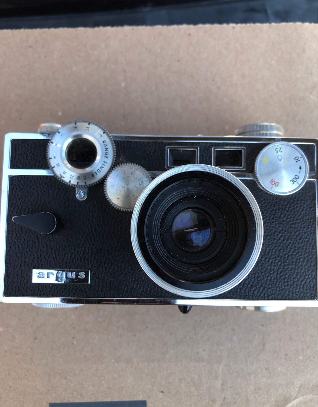 Vintage Argus C3 Brick 35mm Rangefinder Camera Cintar USA 50mm f/3.5