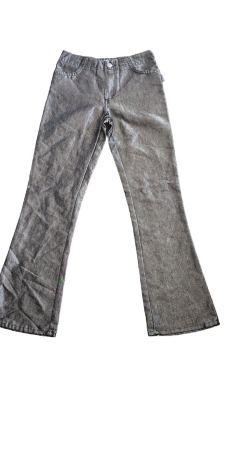 Joe's Jeans Hollywood Flare 21 Silver Size 3 Boho Hippie Casual