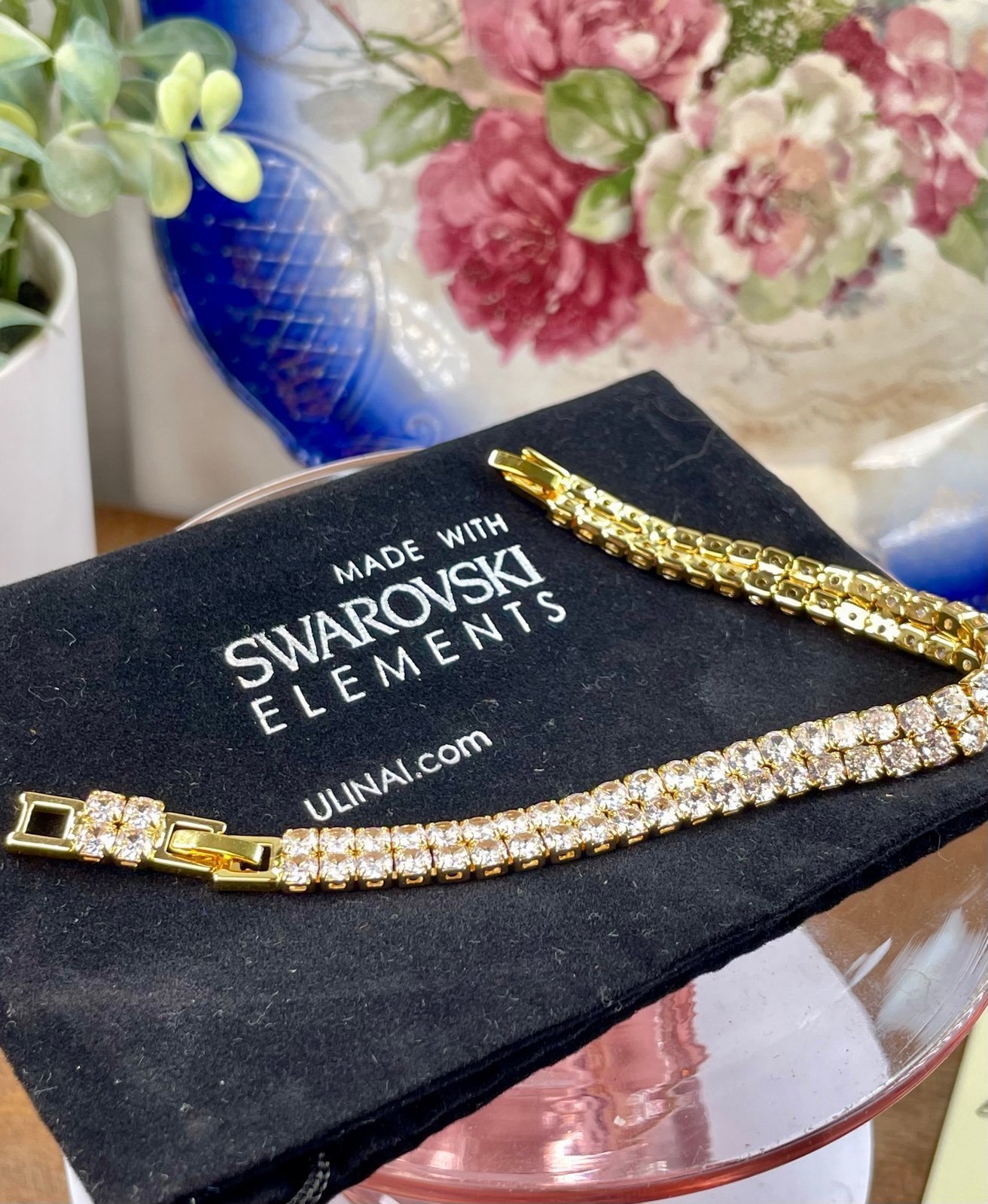 Swarovski 10CT Matrix 18k Bracelet! 7 -8