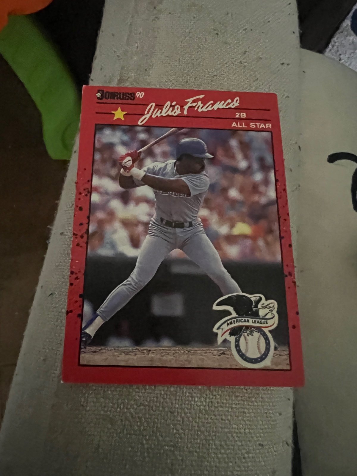Julio Franco all star error card