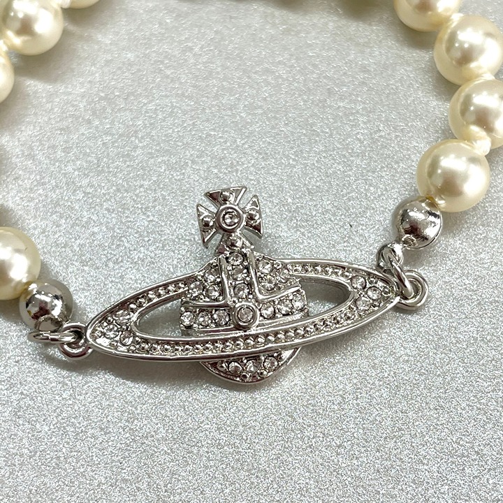Vivienne Westwood Orb パール ネックレス | シルバートーン