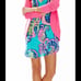 New Lilly Pulitzer bailey sea blue private island dress sz large