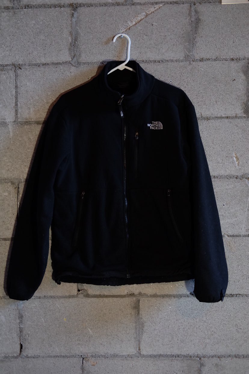 Black Mens north face denali jacket