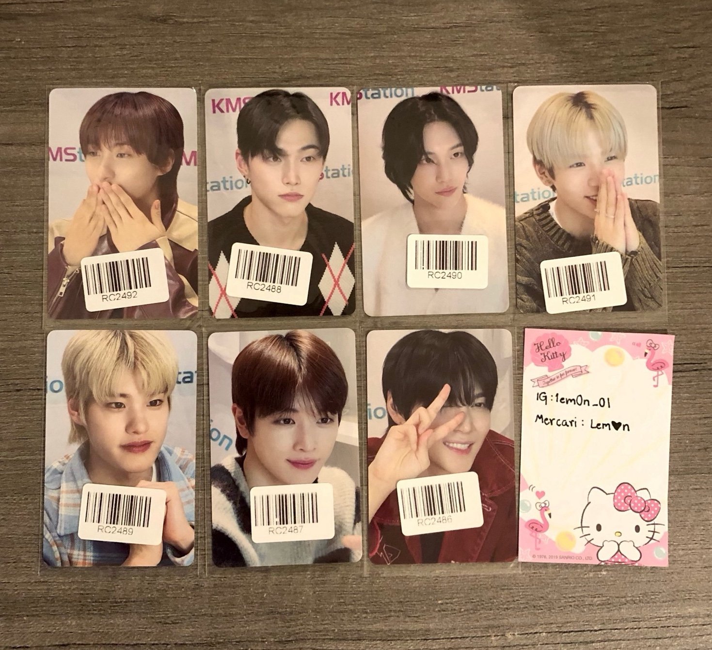 Riize KMS Video Call Event Pob Event Photocard Set