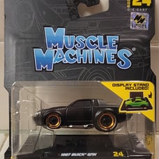 NEW 2023 MUSCLE MACHINES 1987 BUICK GNX GOLD WHEELS CHASE #24 VHTF