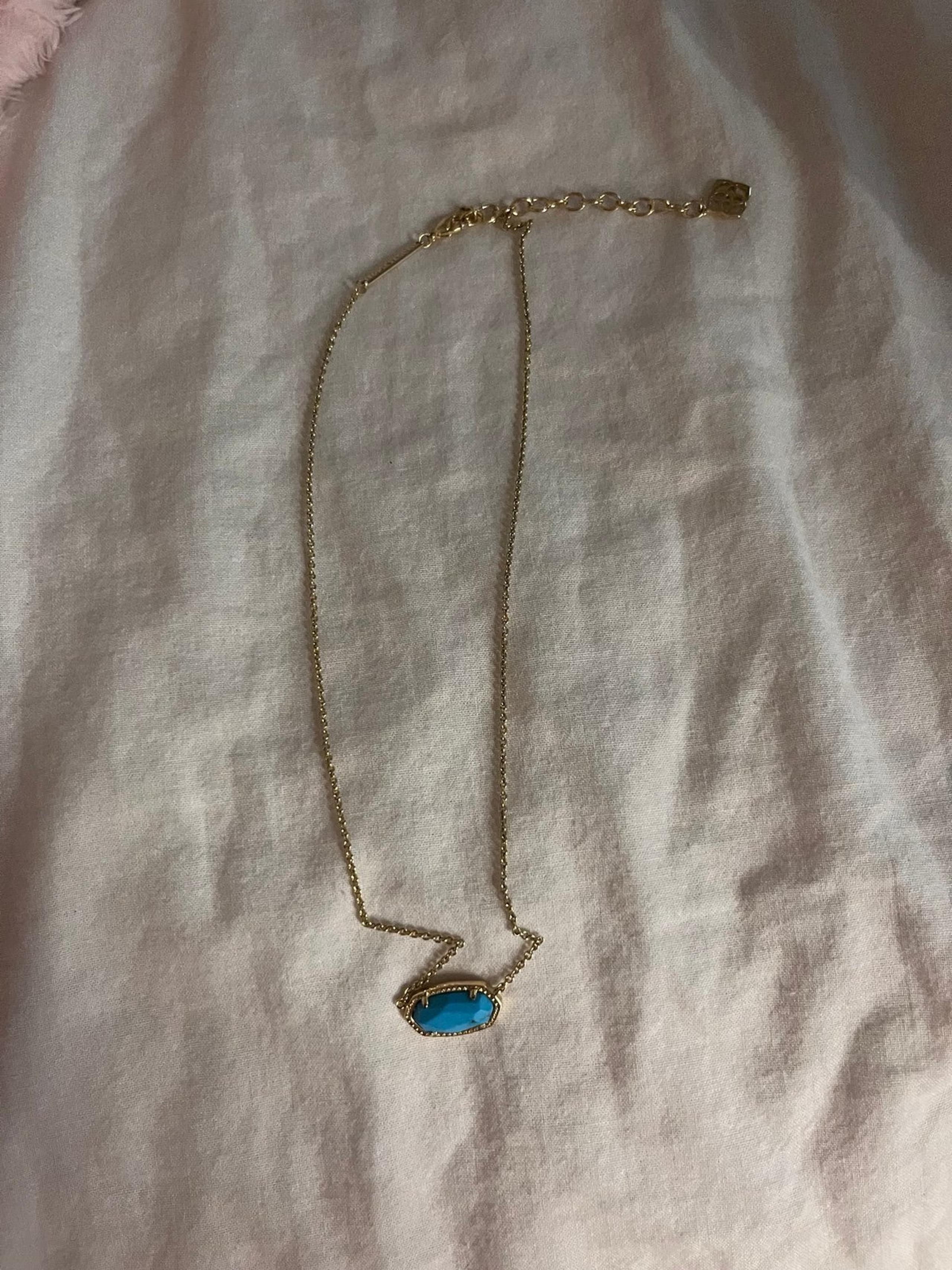 Kendra Scott Elisa In Pave Diamond 14k White Gold Pendant Necklace