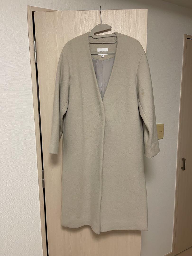 BEAUTY&YOUTH Beige Long Coat Size M