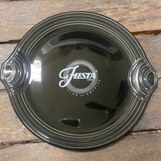 Rare FIESTAWARE, HOSTESS SERVING TRAY, FIESTA CLUB OF AMERICA, 1999, BLACK