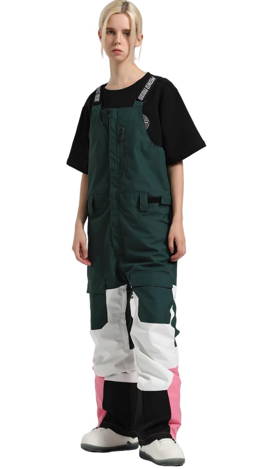 Snow bibs Med Waterproof Insulated ski Overalls Snowboard pants