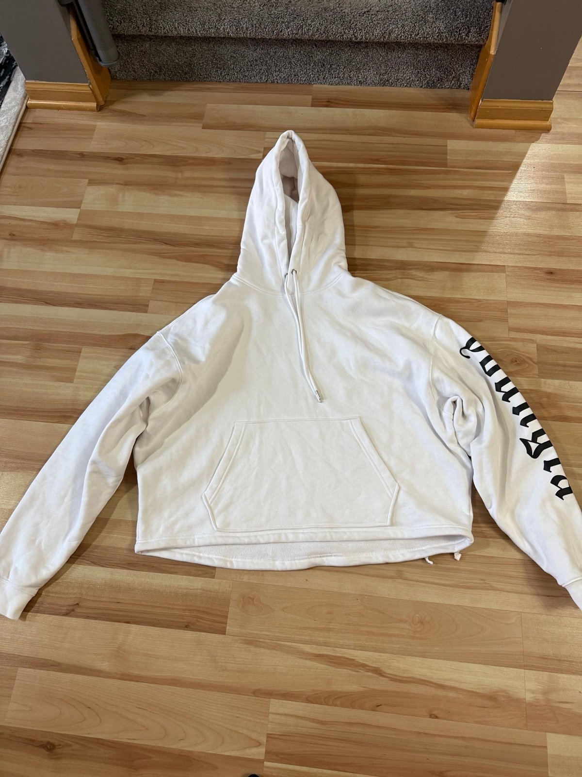 Young La White Hoodie