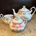 Royal Albert Lady Carlyle Teapot-Creamer-Sugar Bowl