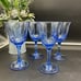 Avon American Blue Water Goblets