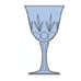 Avon American Blue Water Goblets