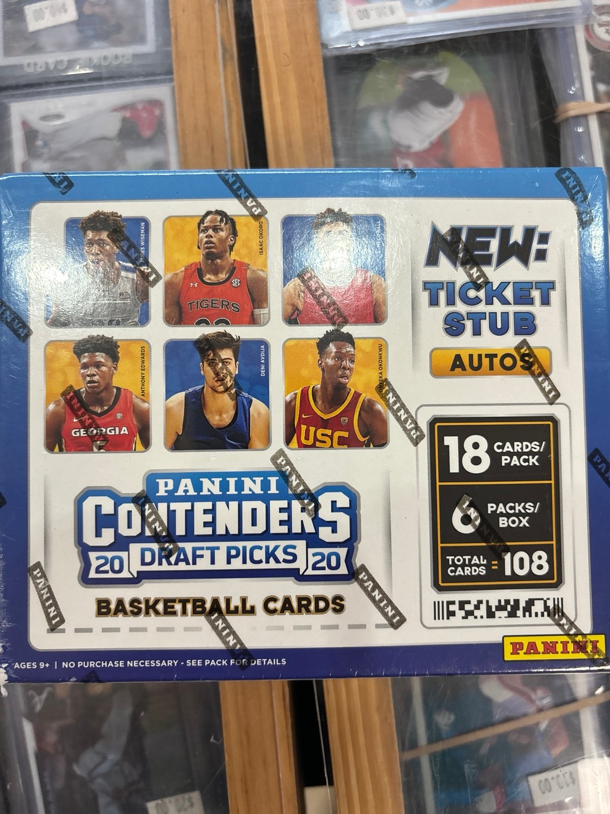 20-21 Contenders Basketball Hobby box 6 autos