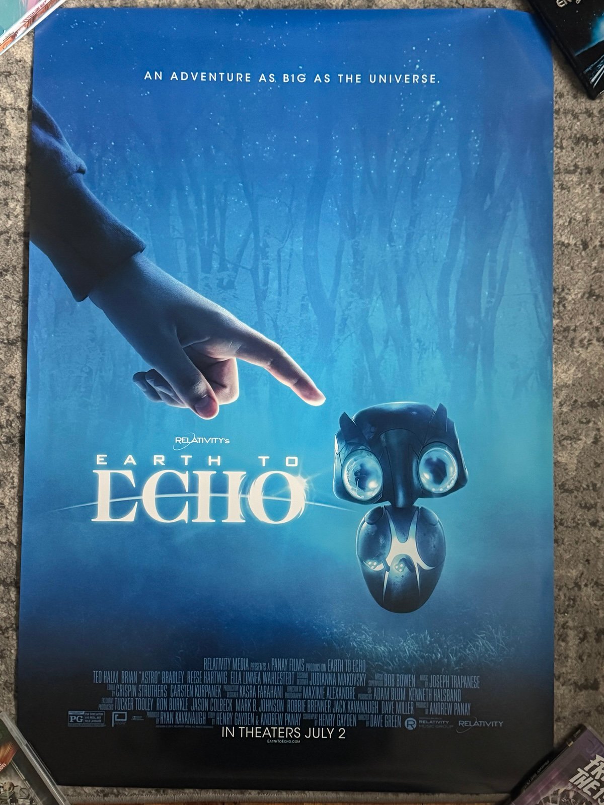 Earth to Echo 27x40 Original Double Sided Movie Poster