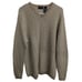 Claiborne Men's V-Neck Sweater, Size Large, Soft Cotton, Light Brown