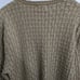Claiborne Men's V-Neck Sweater, Size Large, Soft Cotton, Light Brown