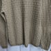 Claiborne Men's V-Neck Sweater, Size Large, Soft Cotton, Light Brown