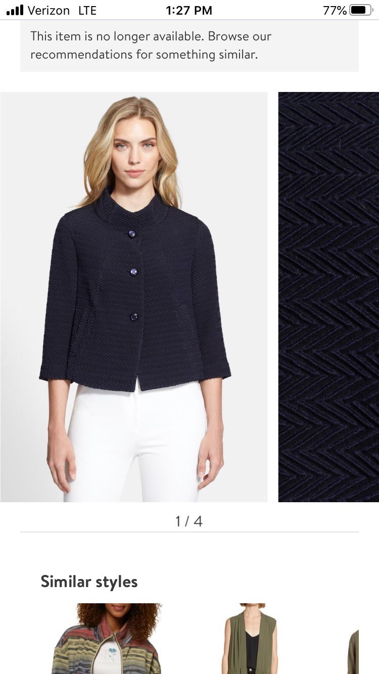 Armani Collezioni Chevron Matelasse Navy