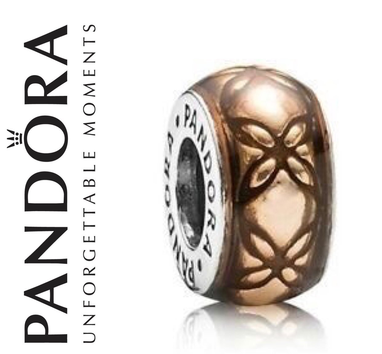 NWT Pandora Golden Dew Spacer Charm
