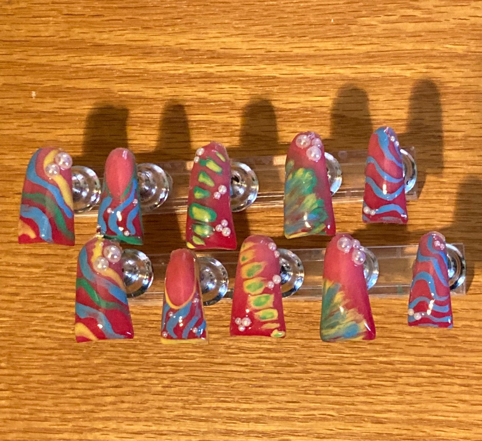 Funky Girl press ons