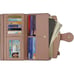 New Luxury RFID Leather Clutch Wallet for Women's Large Capacity Card Organizer