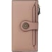 New Luxury RFID Leather Clutch Wallet for Women's Large Capacity Card Organizer