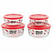 Pyrex Glass 8-piece Hello Kitty Decorated Food Storage Set NWT Super Cute