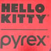 Pyrex Glass 8-piece Hello Kitty Decorated Food Storage Set NWT Super Cute