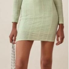 Reformation Mini Dress Size M Mint Green 178 MSRP