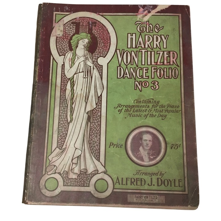Rare 1904 The Harry Von Tilzer Dance Folio No. 3 Arranged by Alfred Doyle