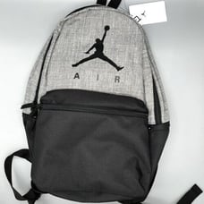 13 Laptop Nike Air Jordan Jumpman Gray Large Backpack Gym Bag 9A0289-G3V