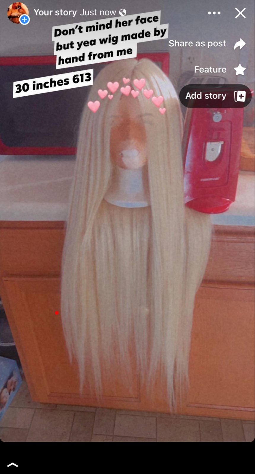 Lacw wigs handmade