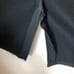Millard Fillmore Black Cotton Duster Trench Coat Double Breasted Size LG MF-13