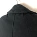 Millard Fillmore Black Cotton Duster Trench Coat Double Breasted Size LG MF-13