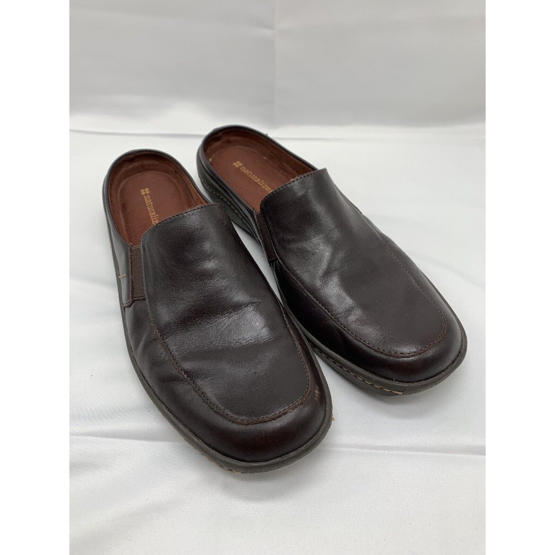 Shoe Naturalizer Womans Sz 9S Brown Leather Slip on Shoe