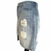 Vanilla Star Medium Wash Denim Distressed Pencil Straight Jean Skirt Size 7/8
