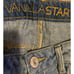 Vanilla Star Medium Wash Denim Distressed Pencil Straight Jean Skirt Size 7/8