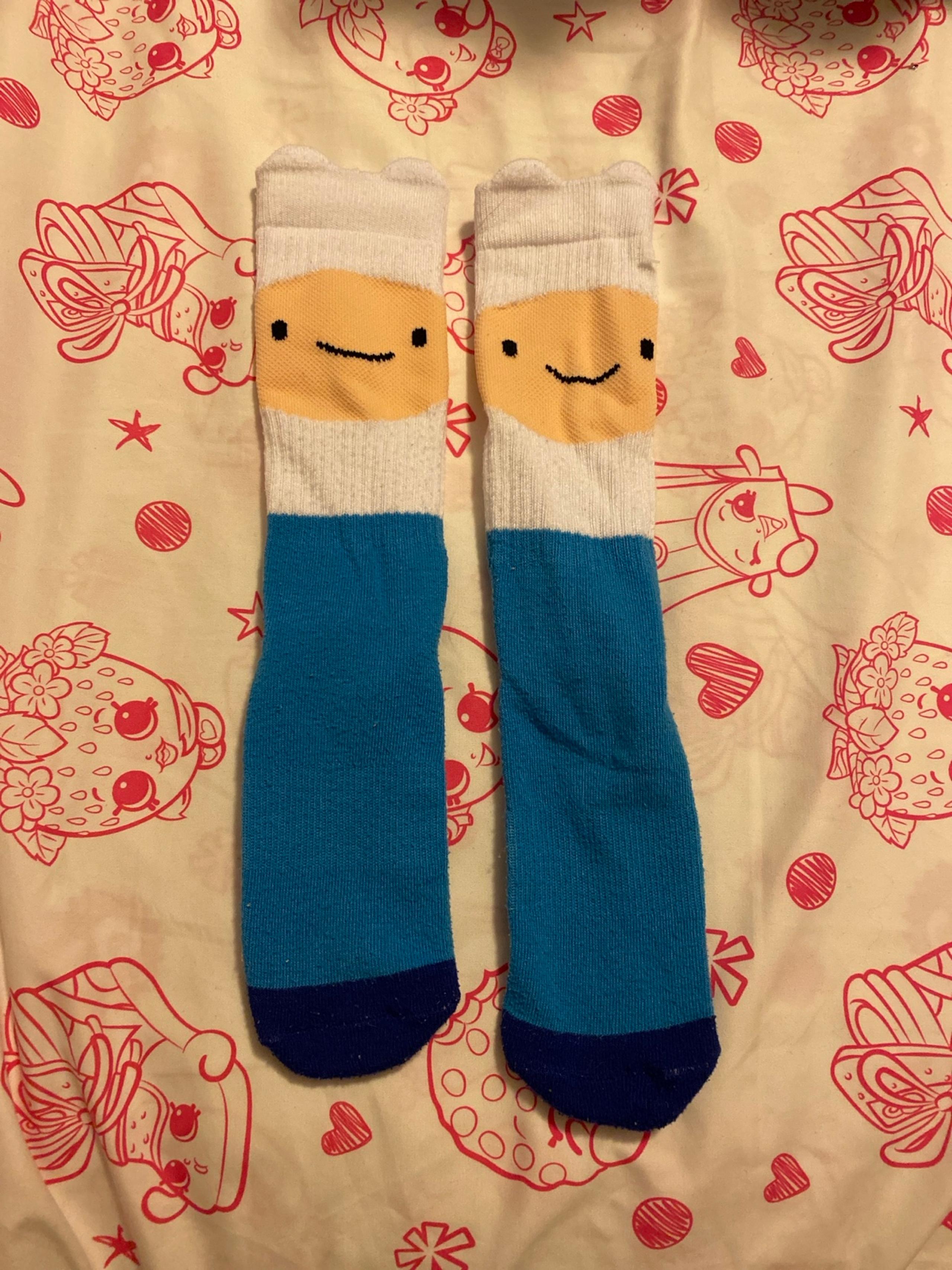 Adventure time Finn socks