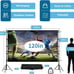 Towond 120 inch Projector Screen & Stand Indoor Outdoor Projection Screen 4K NEW
