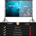 Towond 120 inch Projector Screen & Stand Indoor Outdoor Projection Screen 4K NEW
