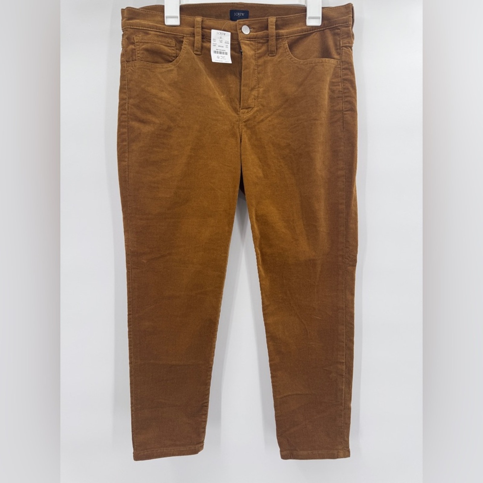J. Crew Bronze Corduroy Pant Sz 3p NWT